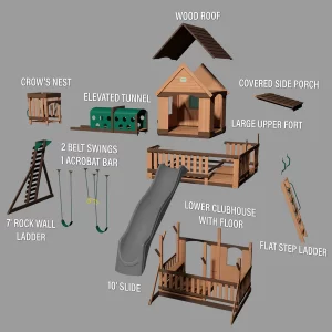 Woodridge Elite Swing Set - Image 13